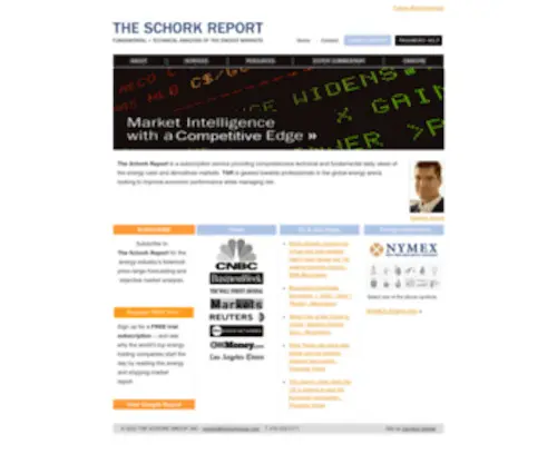 Schorkreport.com(The Schork Report) Screenshot