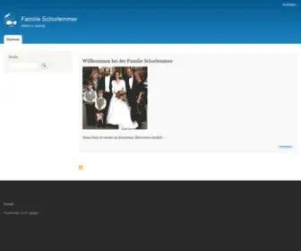 Schorlemmer.de(Familie Schorlemmer) Screenshot