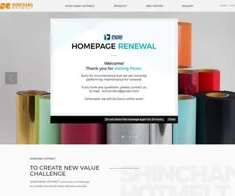 Schotmelt.com(SHINCHANG HOTMELT) Screenshot