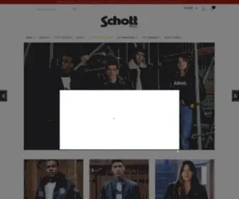 Schott-Store.com(Découvrez la boutique en ligne de la légende Américaine Schott NYC®) Screenshot