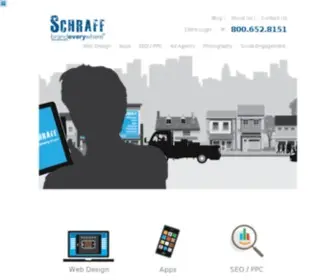SChraff.com(Web Design and Search Engine Optimization Agency) Screenshot