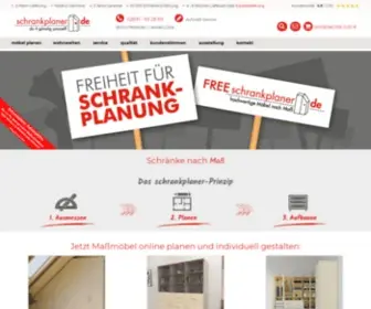 SChrankplaner.de(Günstige Möbel nach Maß) Screenshot