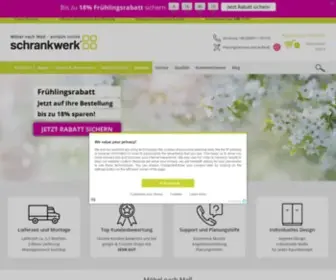 SChrankwerk.de(Möbel nach Maß) Screenshot