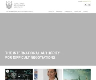 SChranner.com(The International Negotiation Authority) Screenshot