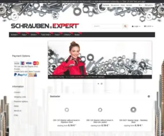 SChrauben-Expert.de(Auch kleine Stückzahlen) Screenshot