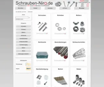 SChrauben-Niro.de(Preiswerte) Screenshot