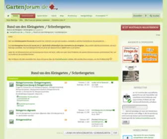 SChrebergarten-Forum.de(Rund um den Kleingarten) Screenshot