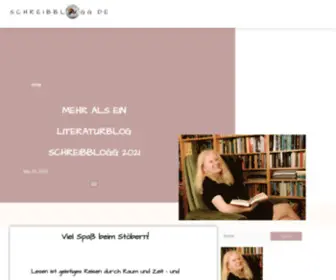SChreibblogg.de(Mehr als ein Literaturblog Schreibblogg 2020) Screenshot