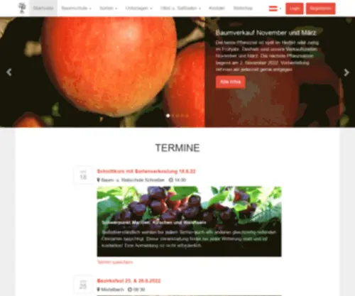 SChreiber-Baum.at(Und Rebschule Schreiber) Screenshot