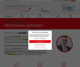 SChreibstall.com(Contentagentur) Screenshot