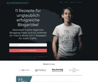 SChreibsuchti.de(Tipps für Blogger) Screenshot