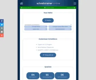 SChreibtrainer-Online.de(Schneller Online) Screenshot