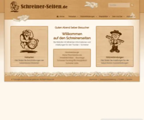SChreiner-Seiten.de(Alles für den Schreiner) Screenshot