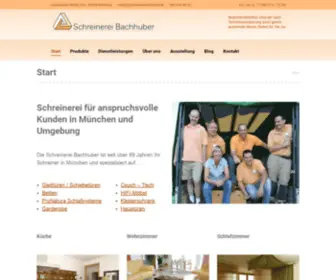 SChreinerei-Bachhuber.de(Schöner Wohnen) Screenshot