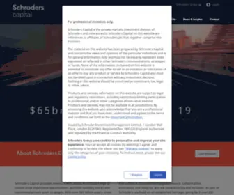 SChroderscapital.com(Schroders Capital) Screenshot