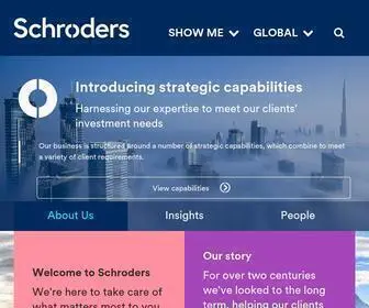 SChroders.com(Schroders global) Screenshot