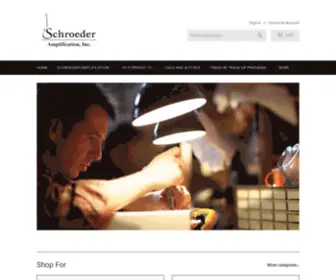 SChroederamplification.com(Schroeder Amplification) Screenshot