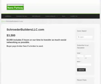 SChroederbuildersllc.com(Schroeder Builders) Screenshot