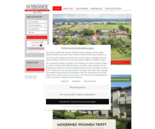 SChroederimmobilien.de(Schröder) Screenshot