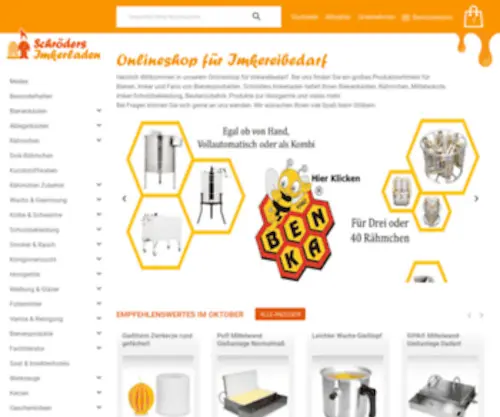 SChroeders-Imkerladen.de(Imkereibedarf und Online) Screenshot