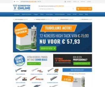 SChroeven-Online.be(Schroeven online kopen voor elke klus bij) Screenshot