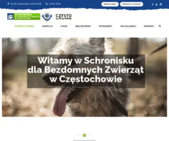 SChroniskoczestochowa.pl(Schronisko Częstochowa) Screenshot