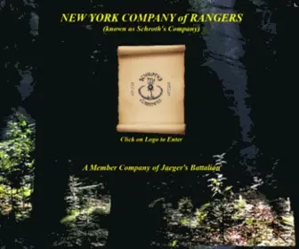 SChrothscompany.com(Schroth's New York Company of Rogers' Rangers) Screenshot