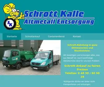 SChrott-Kalle.de(Schrott Kalle) Screenshot