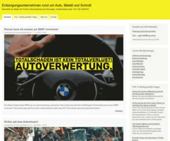 SChrotthandel-Autoverwertung.de(SChrotthandel Autoverwertung) Screenshot