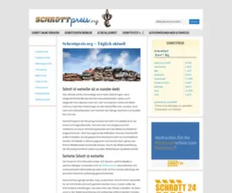 SChrottpreis.org(Schrottpreise aktuell) Screenshot