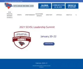 SCHSL.org(South Carolina High School League) Screenshot