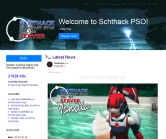 SCHtserv.com(Schthack PSO) Screenshot