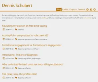 Schub.io(Dennis Schubert) Screenshot