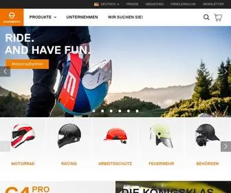Schuberth.com(SCHUBERTH Helme für Motorrad) Screenshot
