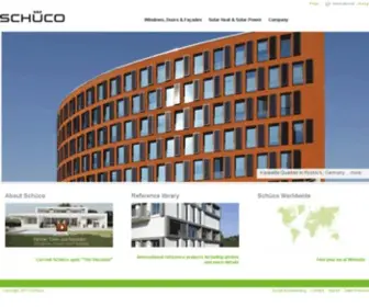 Schueco.be(Schüco security) Screenshot