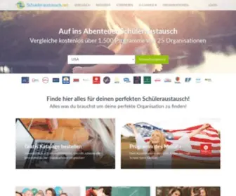 Schueleraustausch.net(Wohin) Screenshot