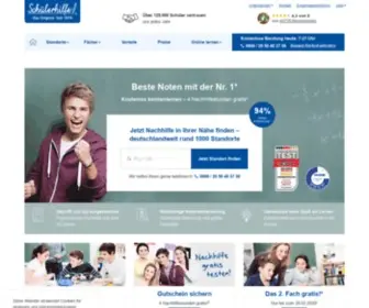 Schuelerhilfe.de(Nachhilfe bei der Schülerhilfe) Screenshot