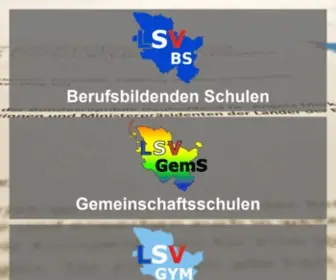 Schuelervertretung.de(Landesschülervertretungen schleswig) Screenshot