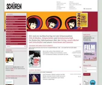 Schueren-Verlag.de(Bücher) Screenshot
