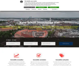 Schuett.de(Immobilienmakler und hausverwaltung in kiel und umland) Screenshot