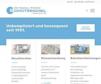 Schuetzeichel.de(Gerätebau Wiedtal Schützeichel GmbH &amp; Co) Screenshot