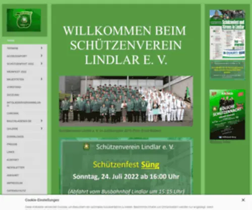 Schuetzenverein-Lindlar.de(Startseite) Screenshot