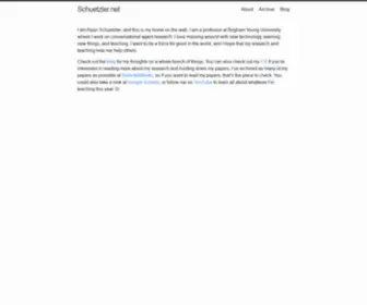 Schuetzler.net(Homepage of Dr) Screenshot