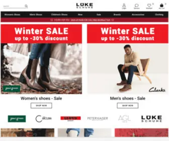 Schuhe-Lueke.com(Schuhe Lüke) Screenshot