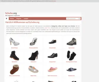 Schuhe.org(Schuhe) Screenshot