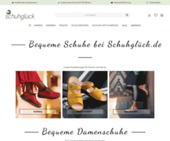 Schuhglueck.de(Schuhglück) Screenshot