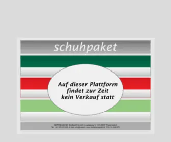 Schuhpaket.com(Schöne Schuhe versandkostenfrei) Screenshot