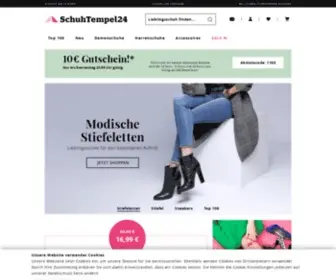 Schuhtempel24.de(Schuhe für Damen stark reduziert) Screenshot