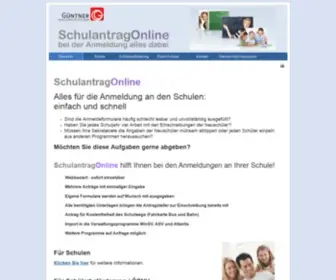 Schulantrag.de(Start) Screenshot