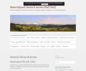 Schulbibo.de(Gratis-Material für DaF) Screenshot